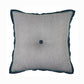 HERRINGBONE PATTERNED DECORATIVE PILLOW WITH PIPE AND BUTTONS
