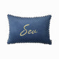 SEV PICOT RECTANGULAR PILLOW