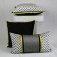 SQUARE PILLOW WİTH CHEVRON PRİNT