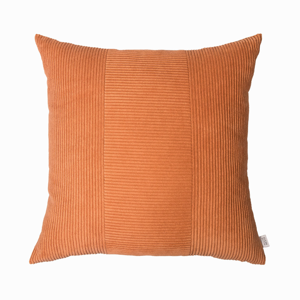 SELF STRIPED VELVET PILLOW