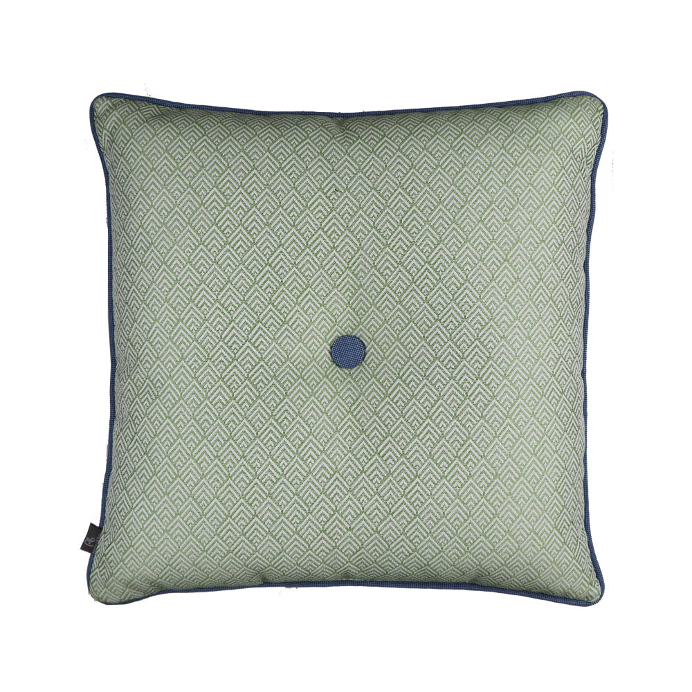 BUTTONED RUBBER PATTERNED DOUBLE FACED DECORATIVE PILLOW