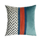 PATTERNED BANDED DECORATIVE PILLOW 
