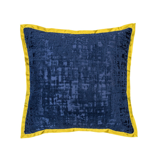 SQUARE WOVEN PATTERNED VELVET PILLOW