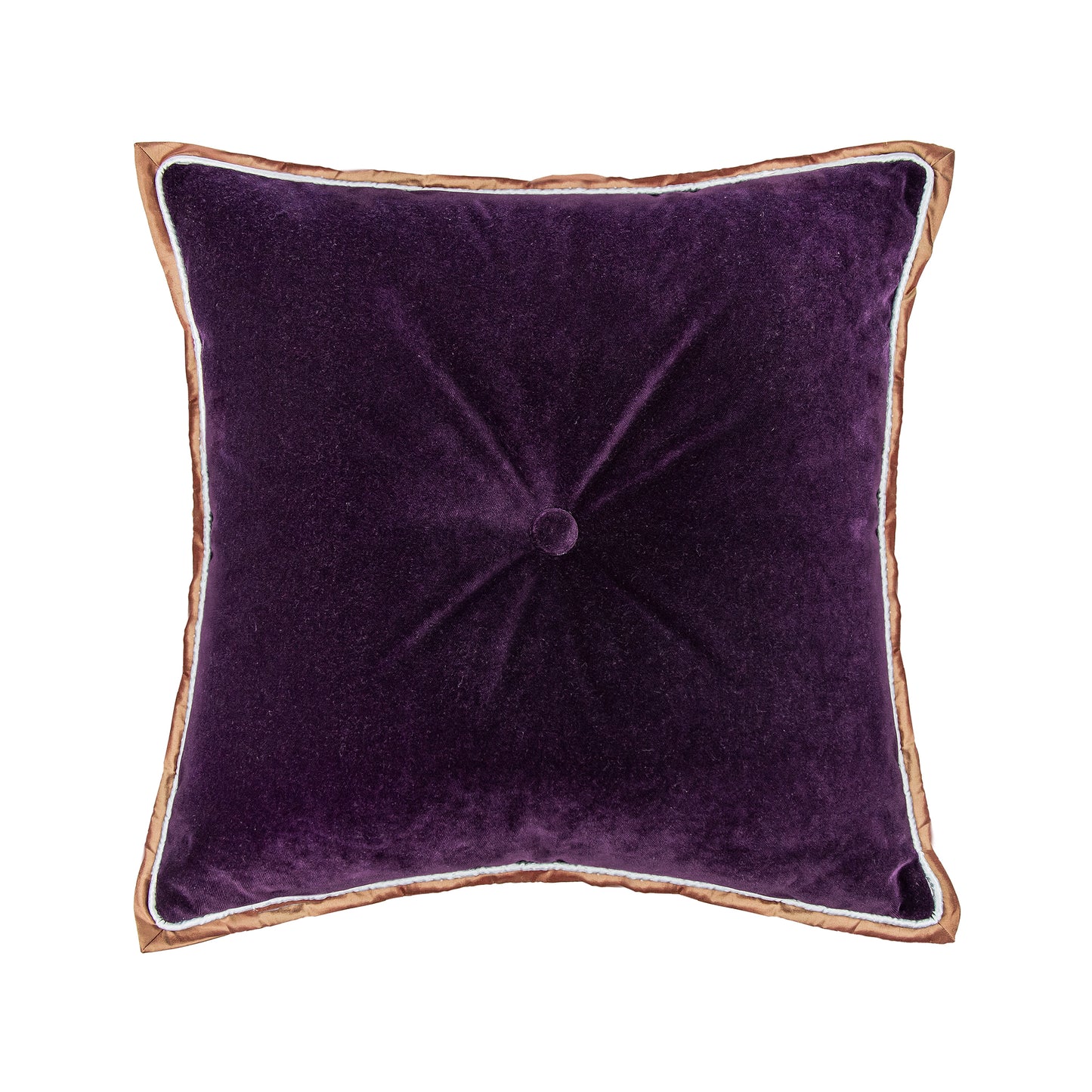 VELVET BUTTON PILLOW