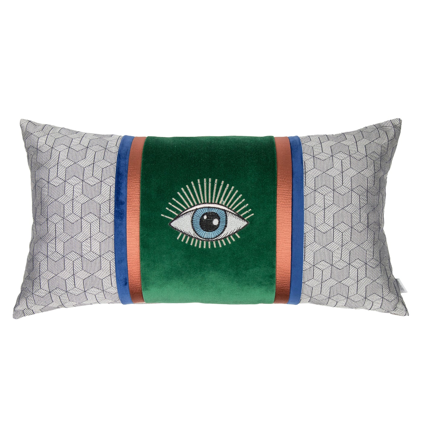 GEOMETRIC PATTERENED RECTANGLE PILLOW